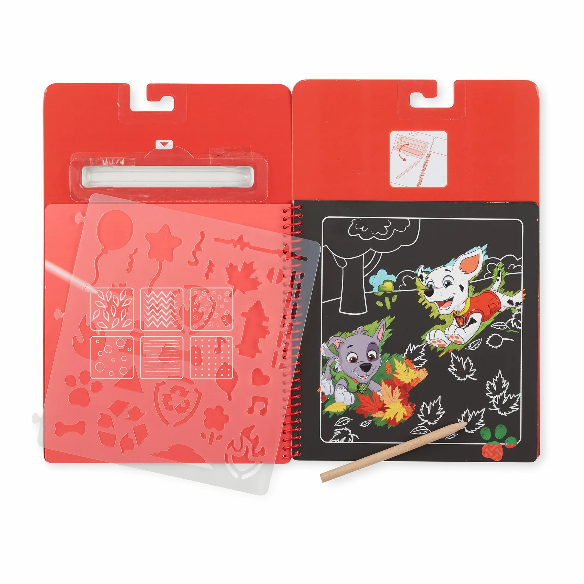 Melissa & Doug PAW Patrol Marshal | Zdrapki | Rękodzieło | Prezent świąteczny | Sztuka do zdrapywania | Sztuka i rzemiosło | 4+ | Prezent dla chłopca lub dziewczyny