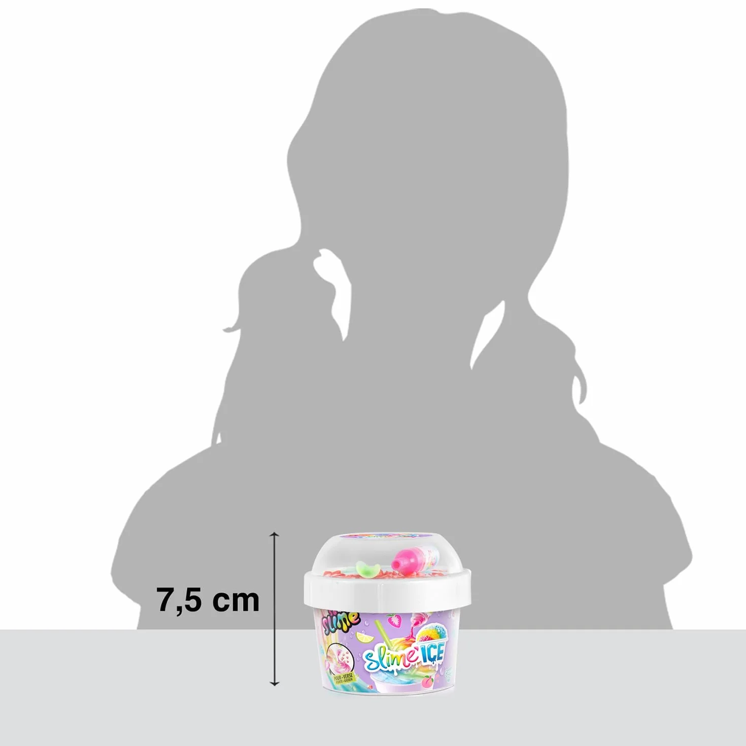 Canal Toys - So Slime - Pojemnik Slime Ice - Zestaw z zapachowym barwnikiem, łyżką do mieszania i dekoracjami - SSC299