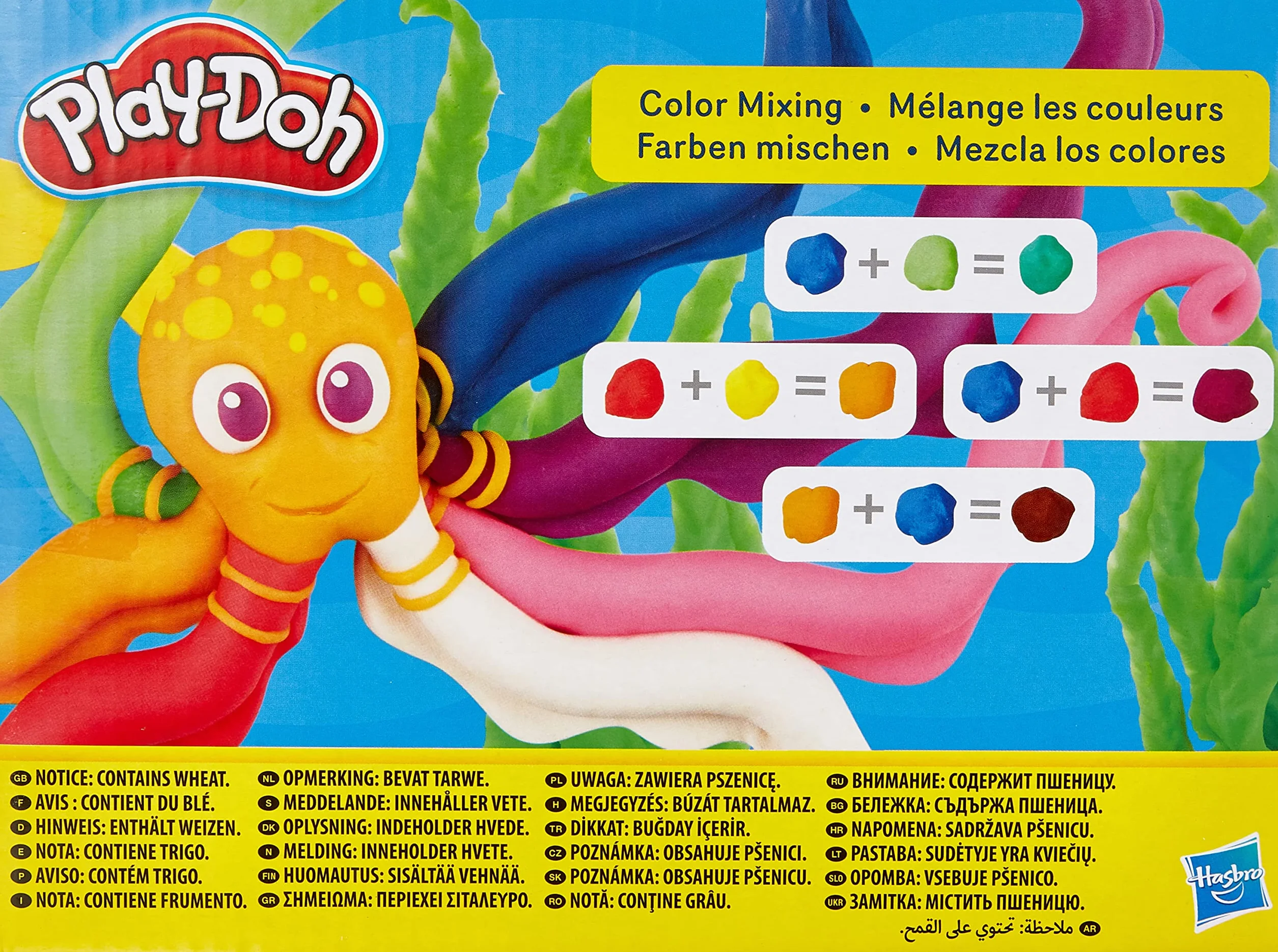 Play-Doh Ciastolina 8-Pak - Tęczowe Kolory, w tym biały | Masa plastyczna | Zabawka dla dziecka i pomysł na prezent dla 2-latka |