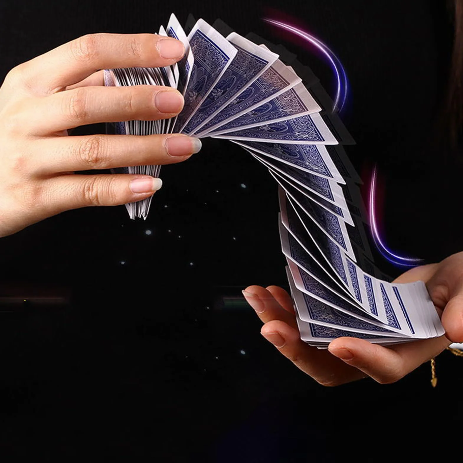 Magiczne karty | Talie pokerowe dla czarodziejów, akcesoria do sztuczek z bliska na pokazach, spotkaniach i pokazach ulicznych lub scenicznych