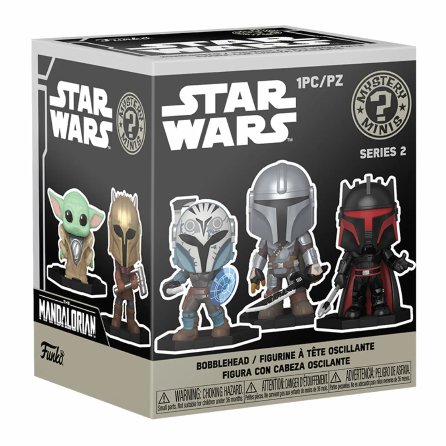 Funko Mystery Mini - Disney - Mandalorianin - 1 z 12 do zebrania - różne style - Star Wars: Mandalorianin - kolekcjonerska figurka winylowa - pomysł na prezent - oficjalny towar