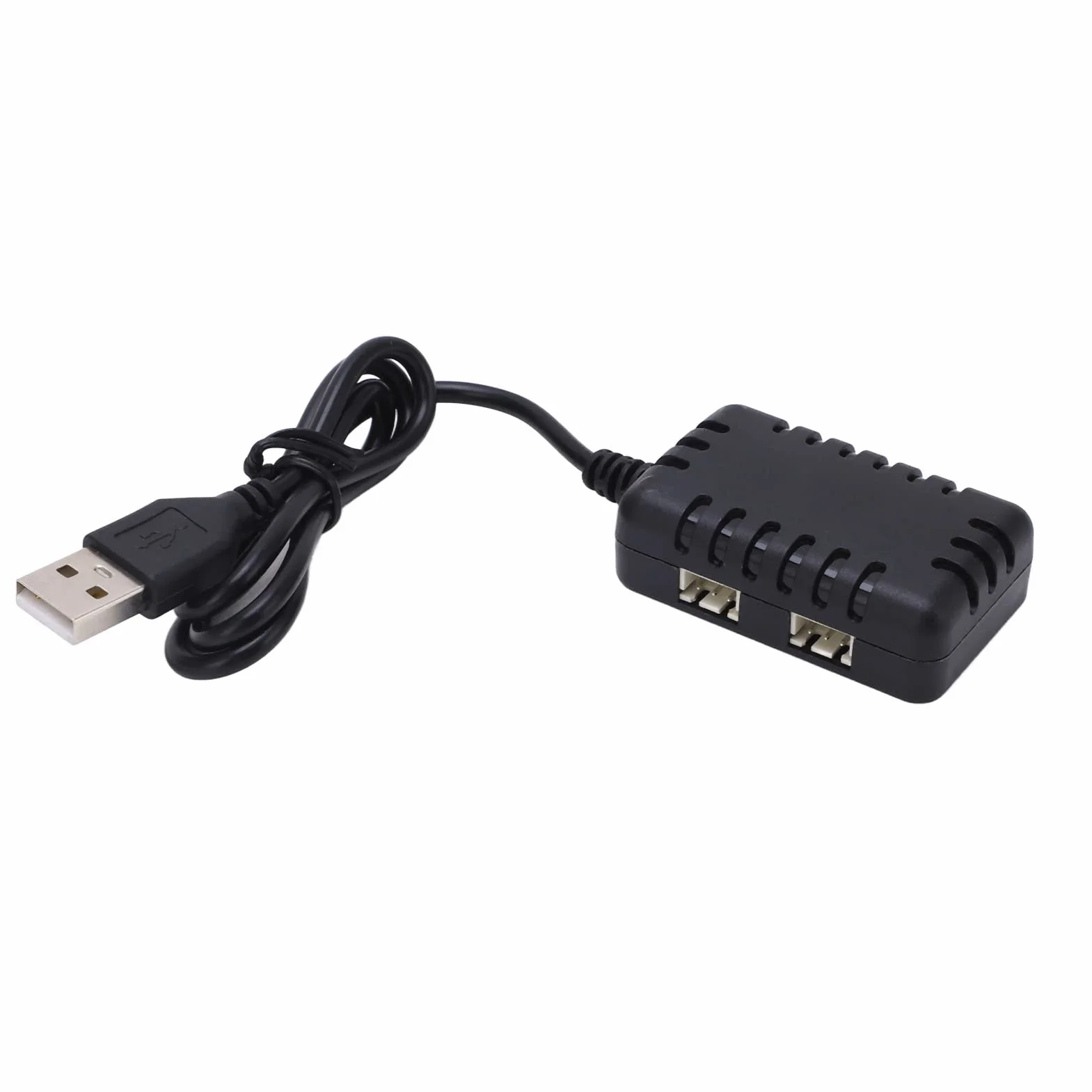 2 w 1 7,4 V ładowarka do Akumulatora LIPO z ochroną Przeciążenia, ładowarka USB do Samochodów i łodzi RC, Stabilna Plastikowa Pokrywa, Kompaktowa i łatwa do Zużycia