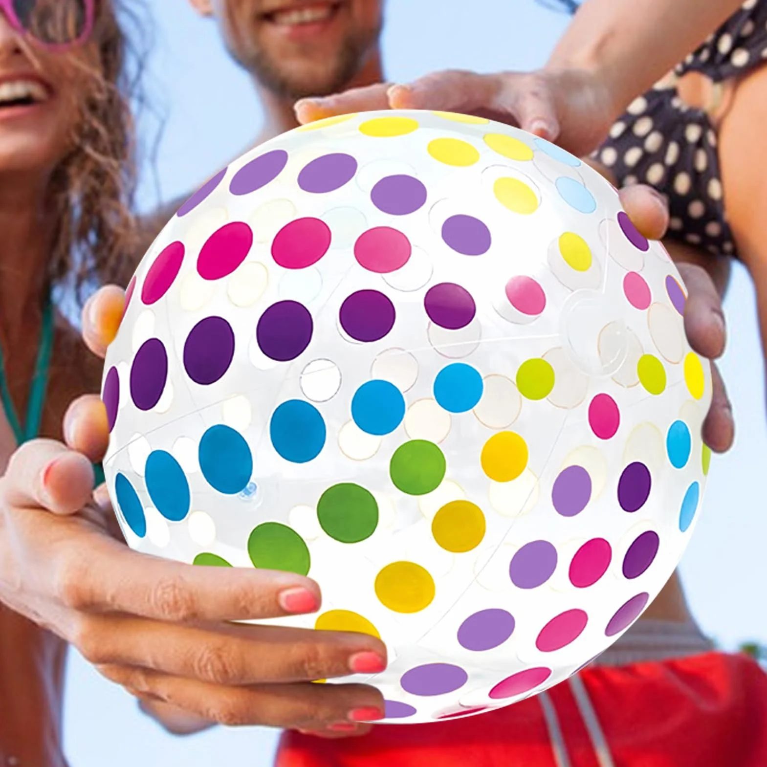 Piłka Plażowa muchiwana | Dmuchane Piłki Plażowe do Basenu - Pływająca Zewnętrzna Do Gier Wodnych I Zabawy Na Camping Jeziorem Na Urodziny Chłopców Imprezy Zewnątrz Dla Rodziny I Szkoły