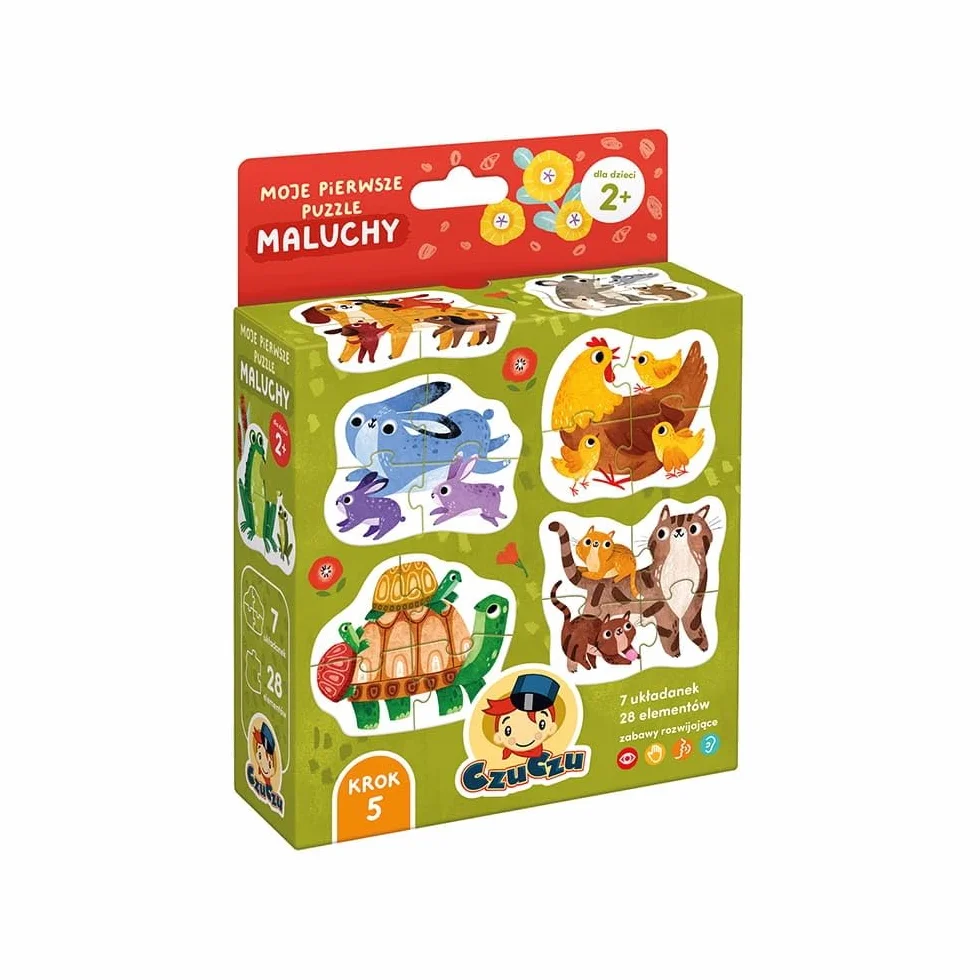 CzuCzu Moje pierwsze puzzle MALUCHY +2L