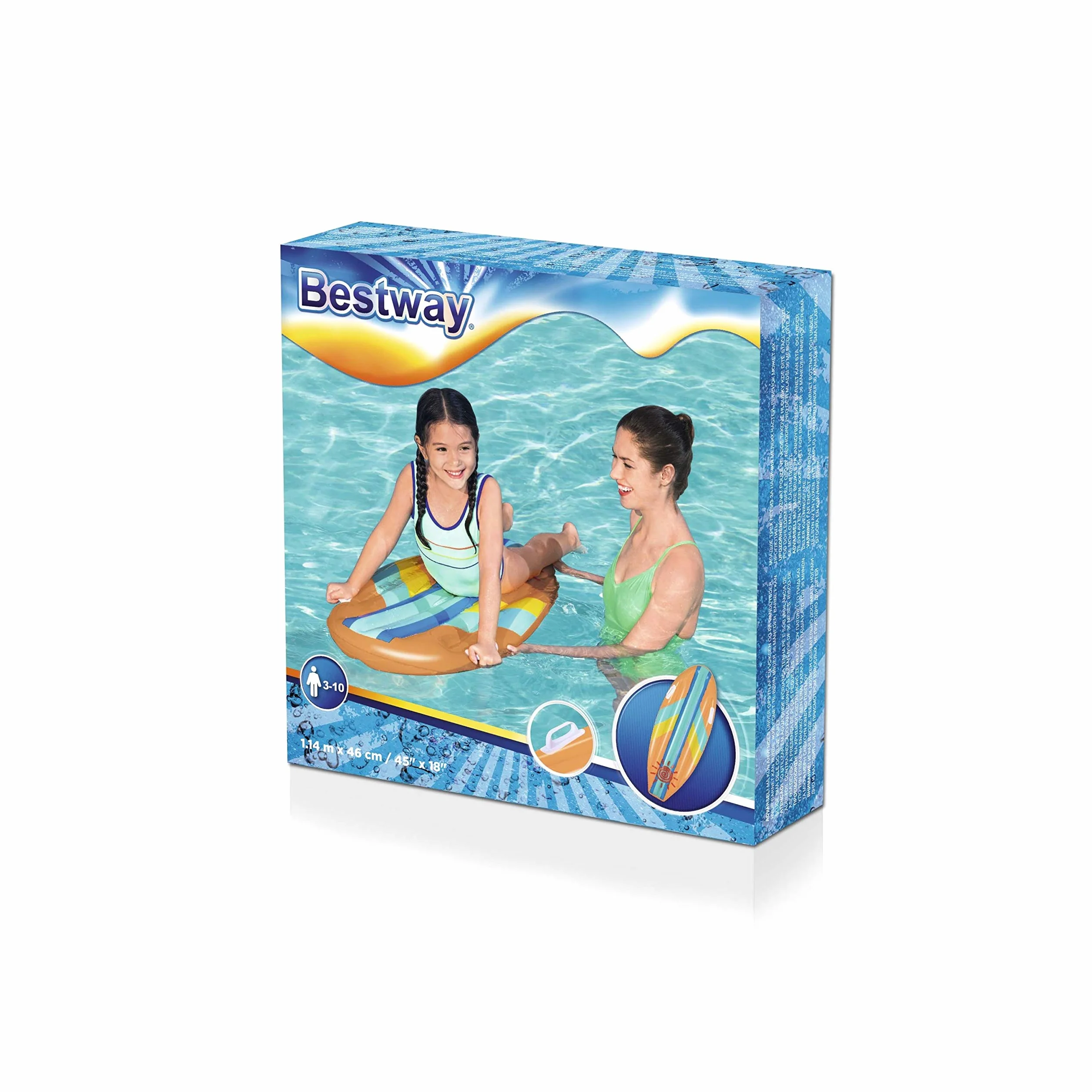 Bestway 1042046Xxx21 114.3 cm x 45.7 cm/1.14M X 46Cm Sunny Surf Rider