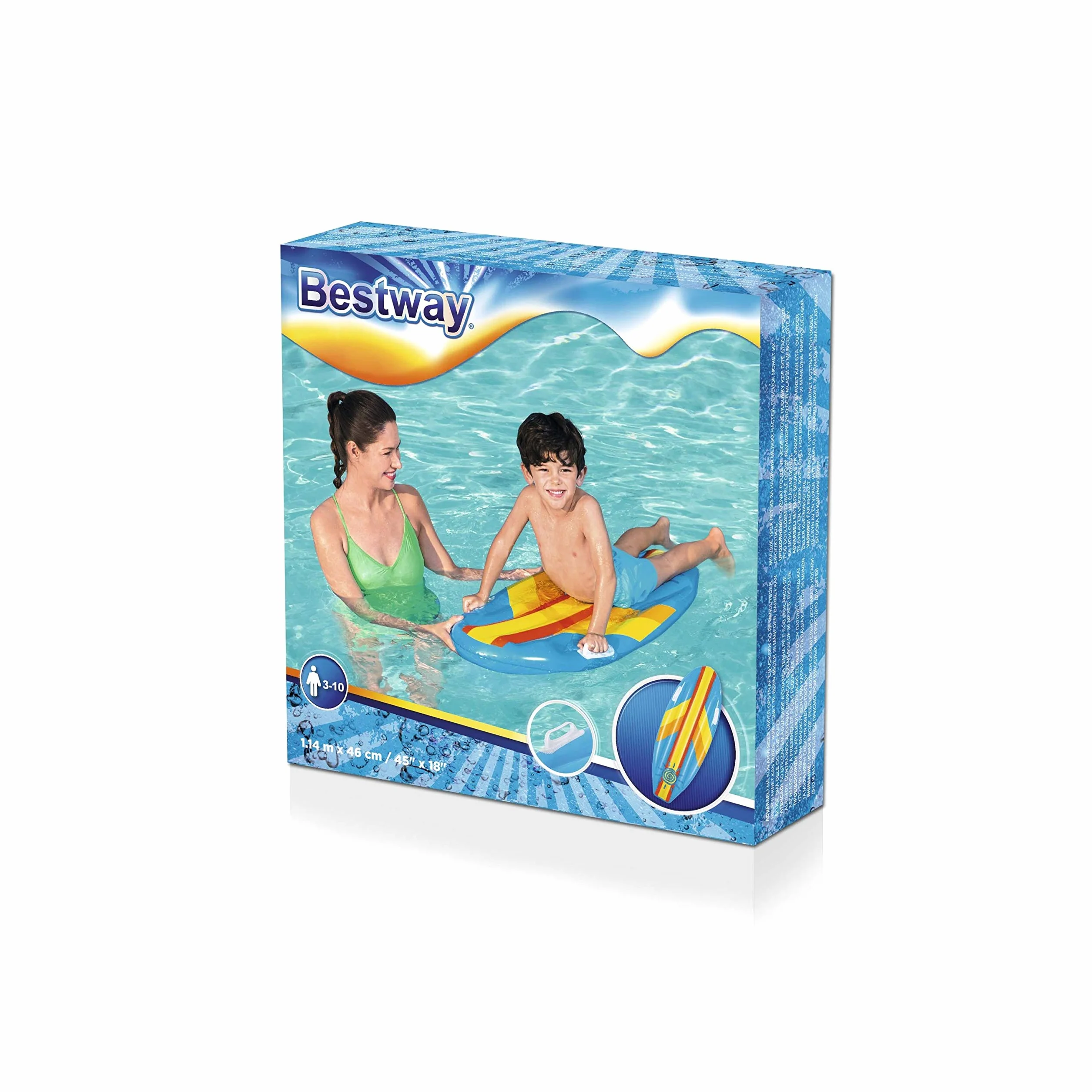 Bestway 1042046Xxx21 114.3 cm x 45.7 cm/1.14M X 46Cm Sunny Surf Rider