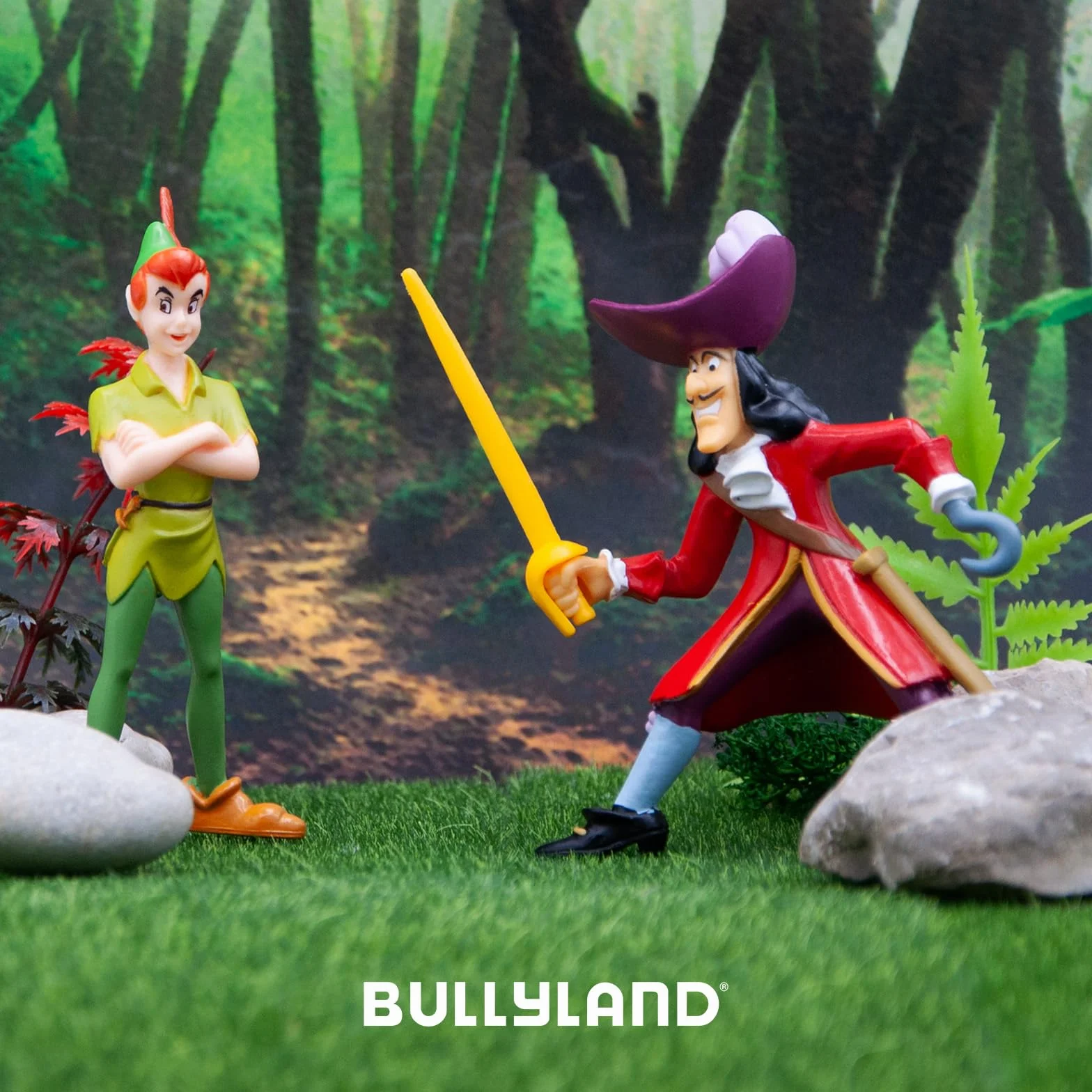 Bullyland 12650 - Figurka Walt Disney Peter Pan, ok. 9,4 cm, wierna w szczegóły, idealna jako mały prezent dla dzieci od 3 lat