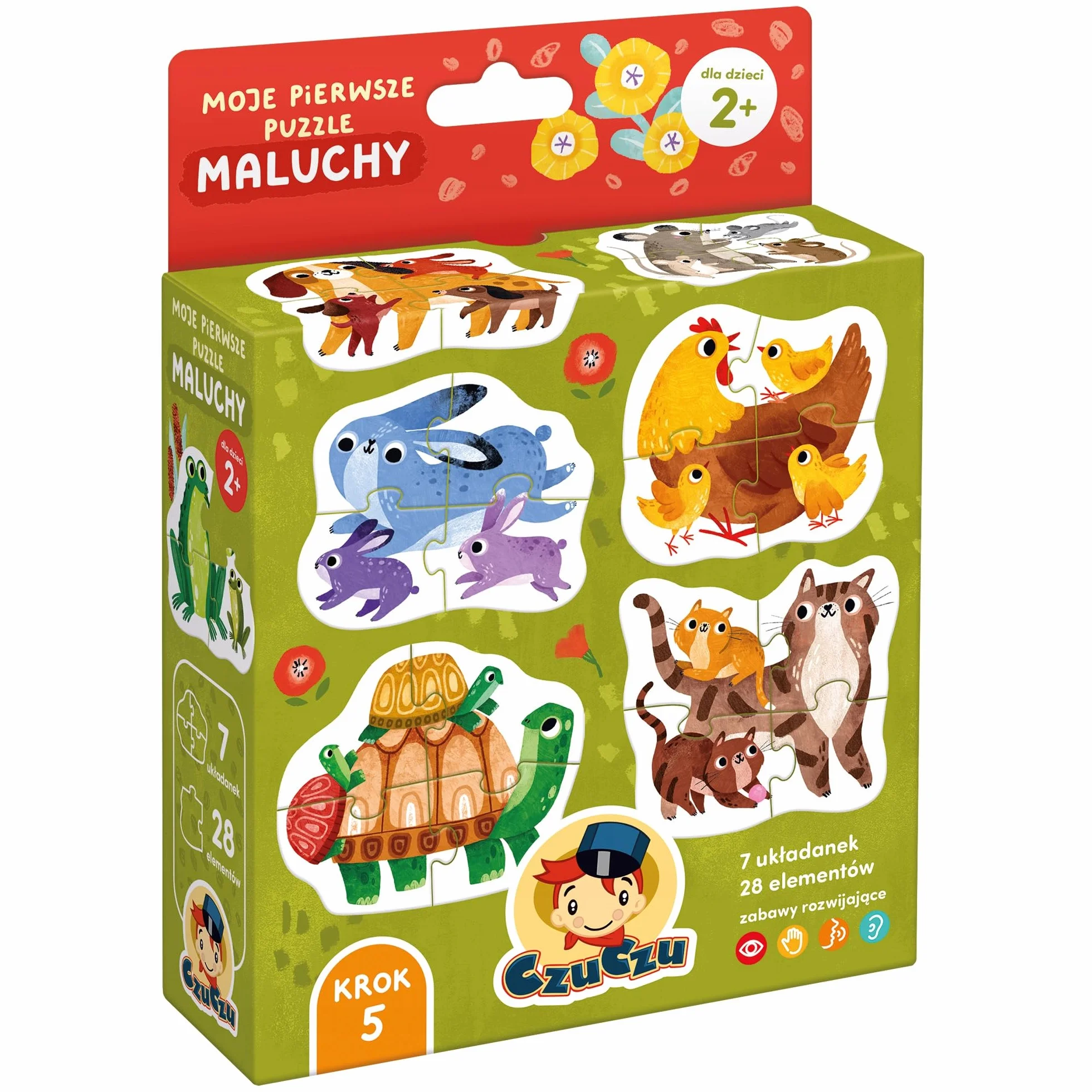 CzuCzu Moje pierwsze puzzle MALUCHY +2L