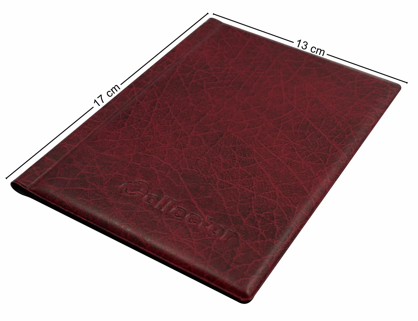 COLLECTOR - ALBUM NA MONETY na 96 średnich monet £1 £2 50p KLASER NA MONETY - MULTICHOICE (Czerwony)