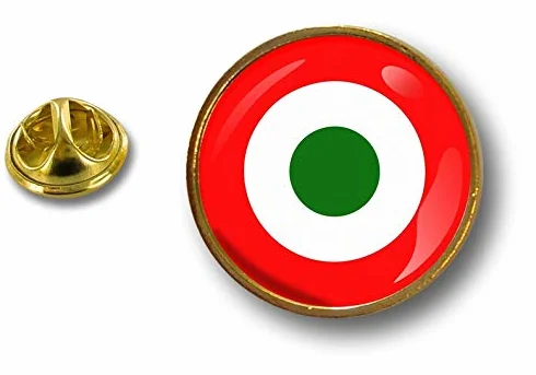 Akachafactory szpilki odznaka przypinka metalowy guzik flaga Air Force militarne Włochy, Ołów