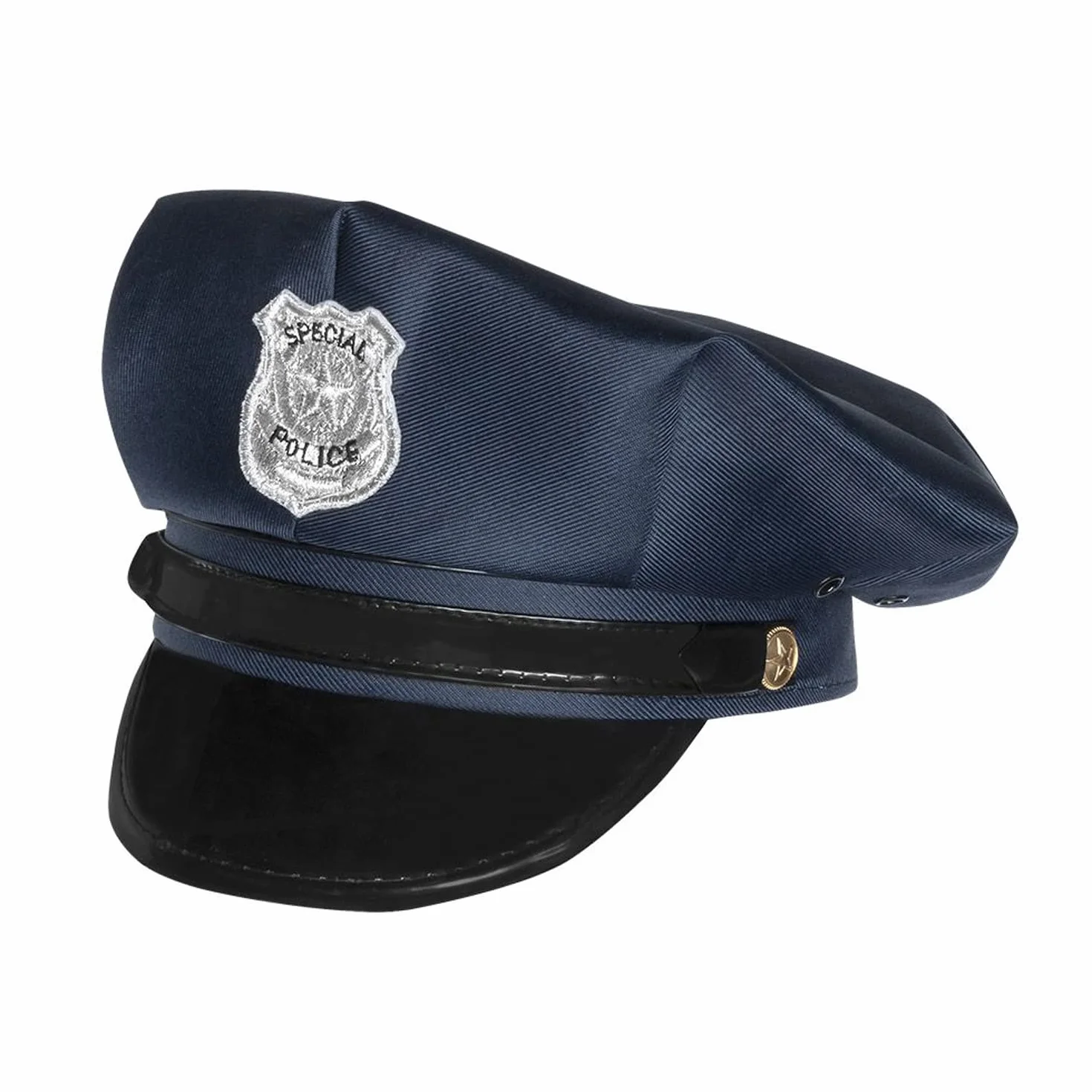 Boland 97053 - dziecięca czapka policjant, nakrycie głowy, kapelusz, policja, szeryf, zastępca, akcesoria kostiumowe, przebranie, karnawał, impreza tematyczna