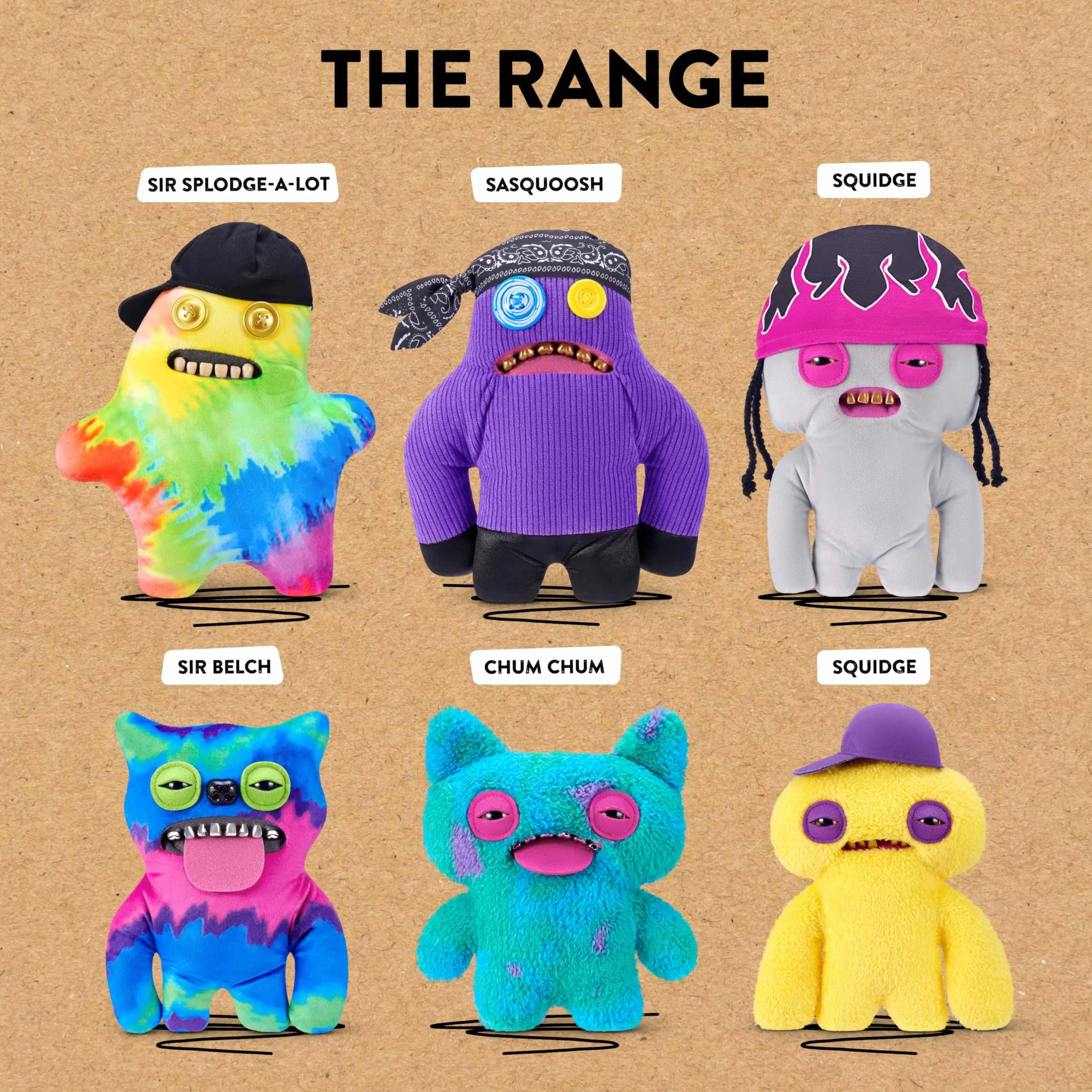 Fuggler 9" CORE-SERIES 1-FUGG LIFE PLUSH 9" (Sir Splodge A Lot)