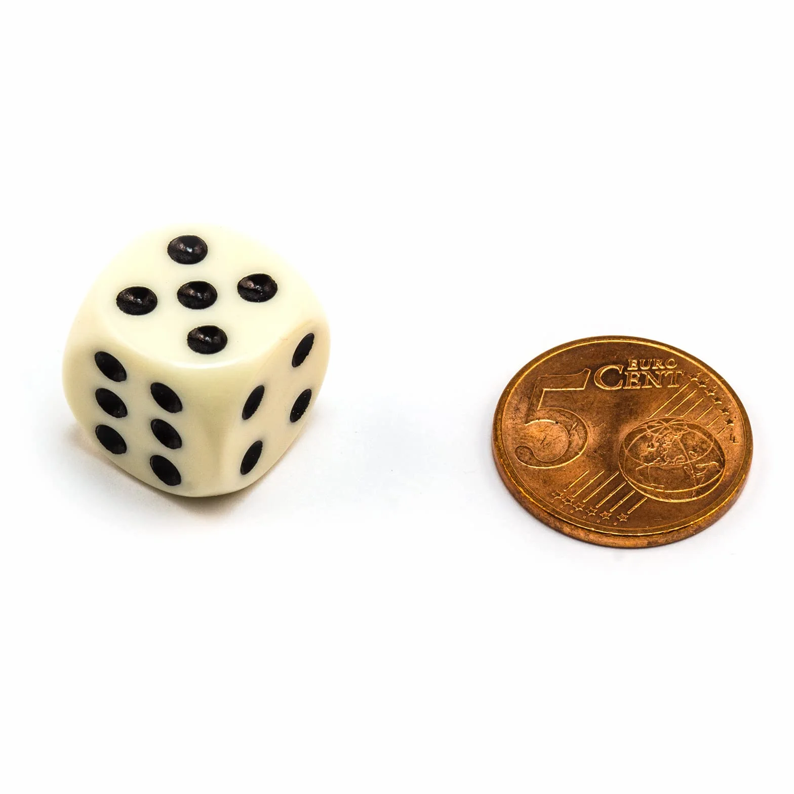 6, 12, 20, 30 lub 50 wysokiej jakości kostek, standardowy rozmiar 16 mm, kostka akrylowa, kostka, 6-stronny, zestaw akcesoriów do zabawy, z woreczkiem materiałowym (kolor kości słoniowej